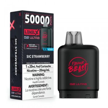 Level X Ultra Sic Strawberry Iced 50k 20mg